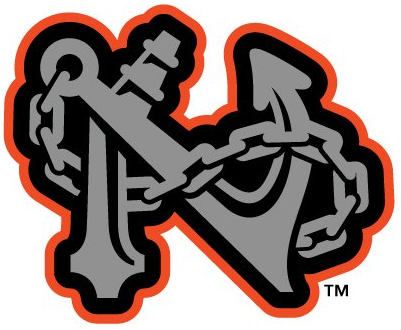 Norfolk Tides 2016-Pres Cap Logo 3 vinyl decal